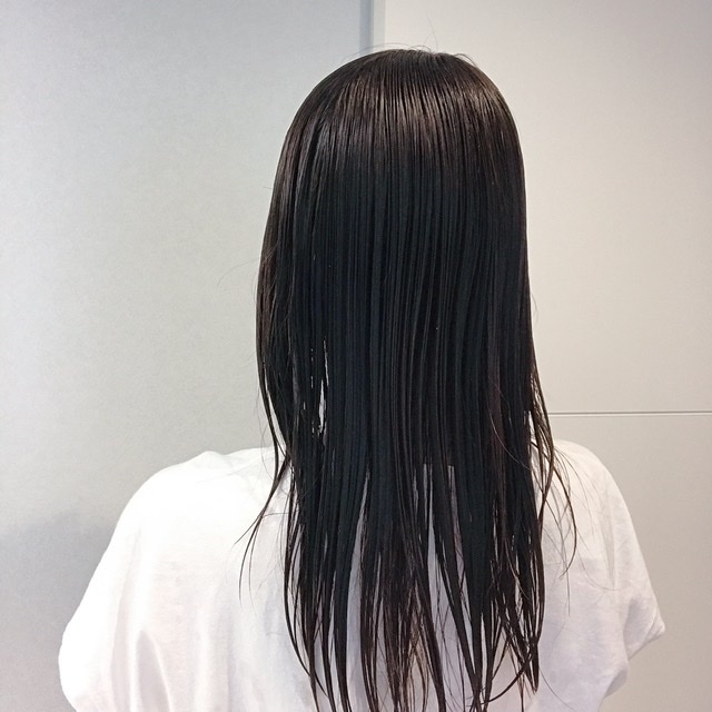 洗った直後