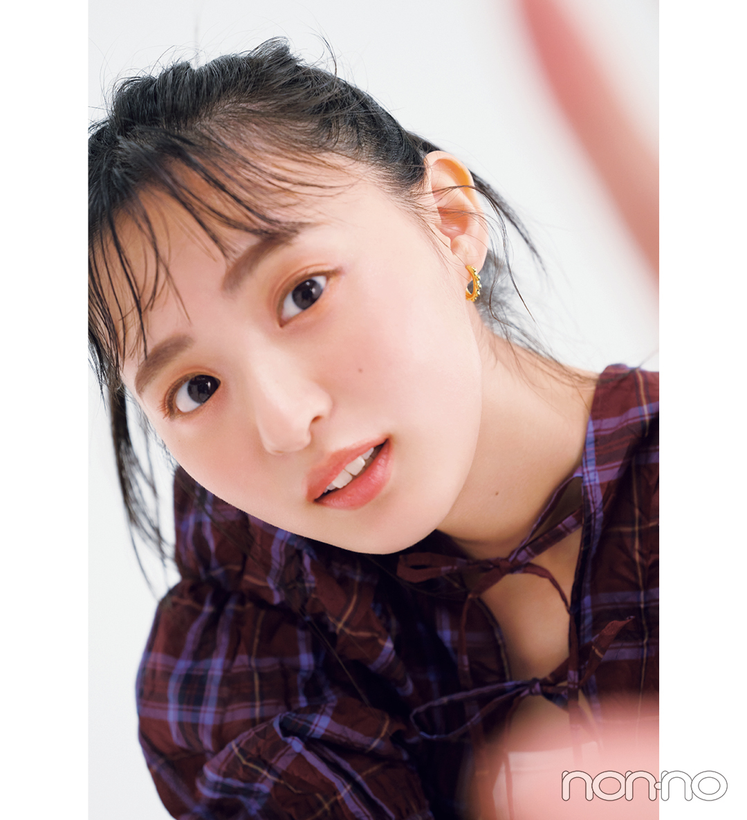 遠藤さくらの笑顔が似合う 毎日メイク のつくりかた 親しみやすさがupする３つのポイント Non No Web ファッション 美容 モデル 情報を毎日お届け