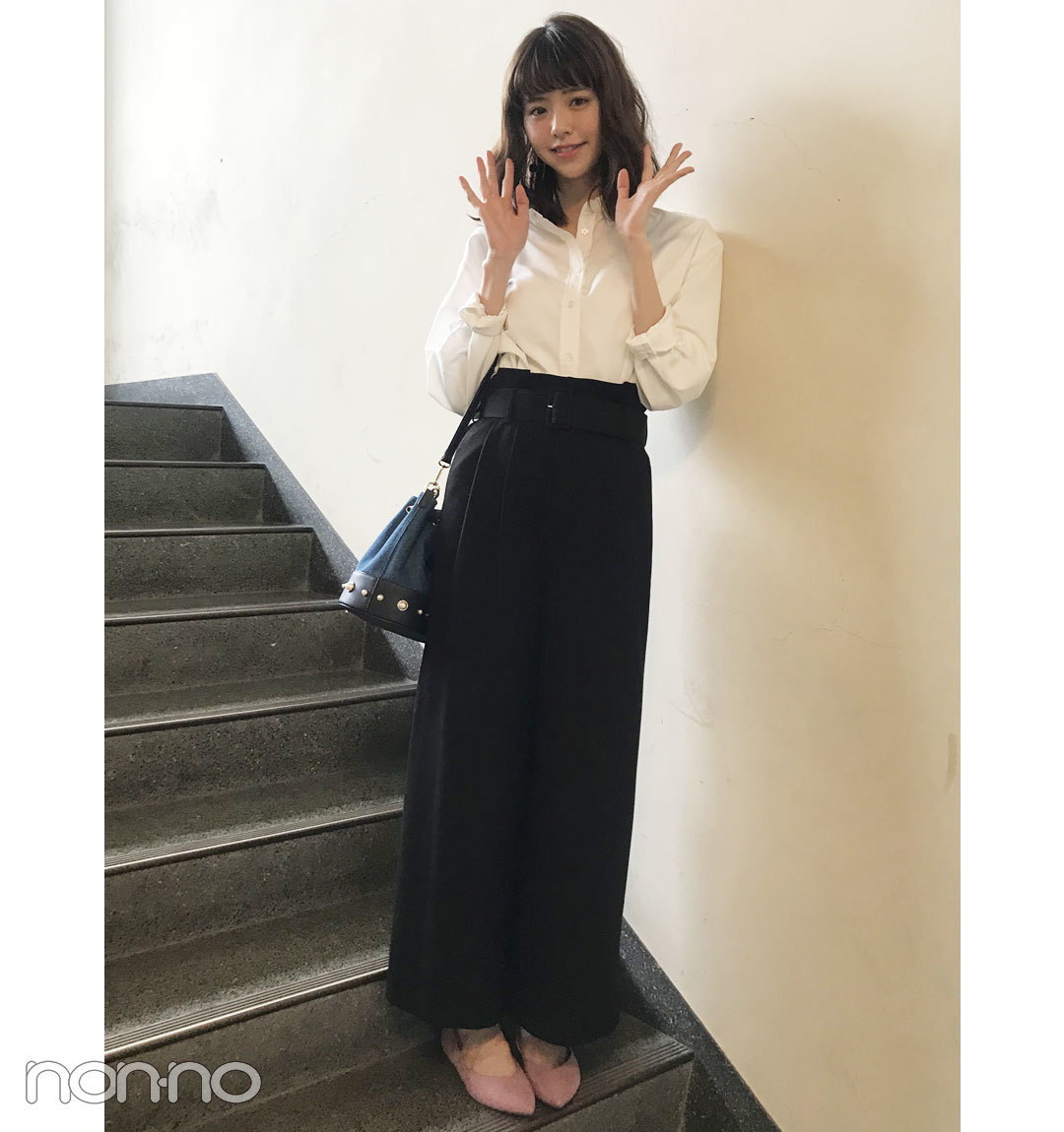 鈴木優華の大人っぽシャツコーデ【毎日コーデ】_1_1