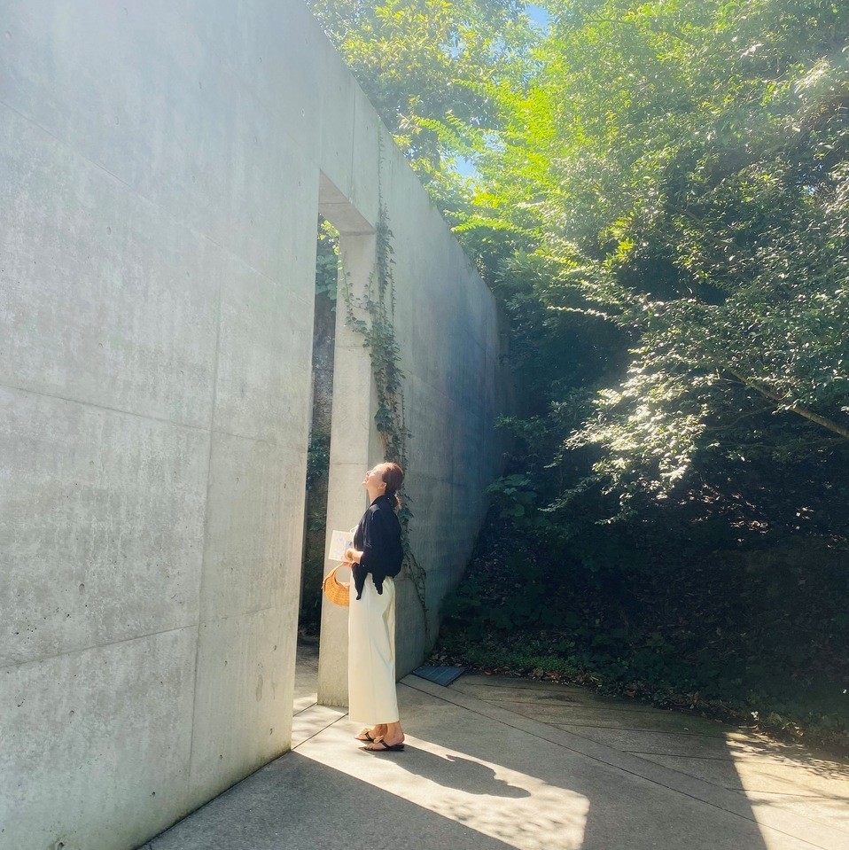 SHIHOのデジカメ日記 地中美術館の庭園。