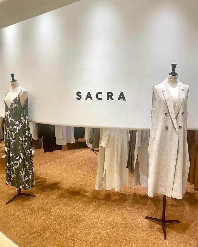 Sacra サクラ 丸の内店オープン 22春夏のお買い物 ファッション誌marisol マリソル 40代をもっとキレイに 女っぷり上々
