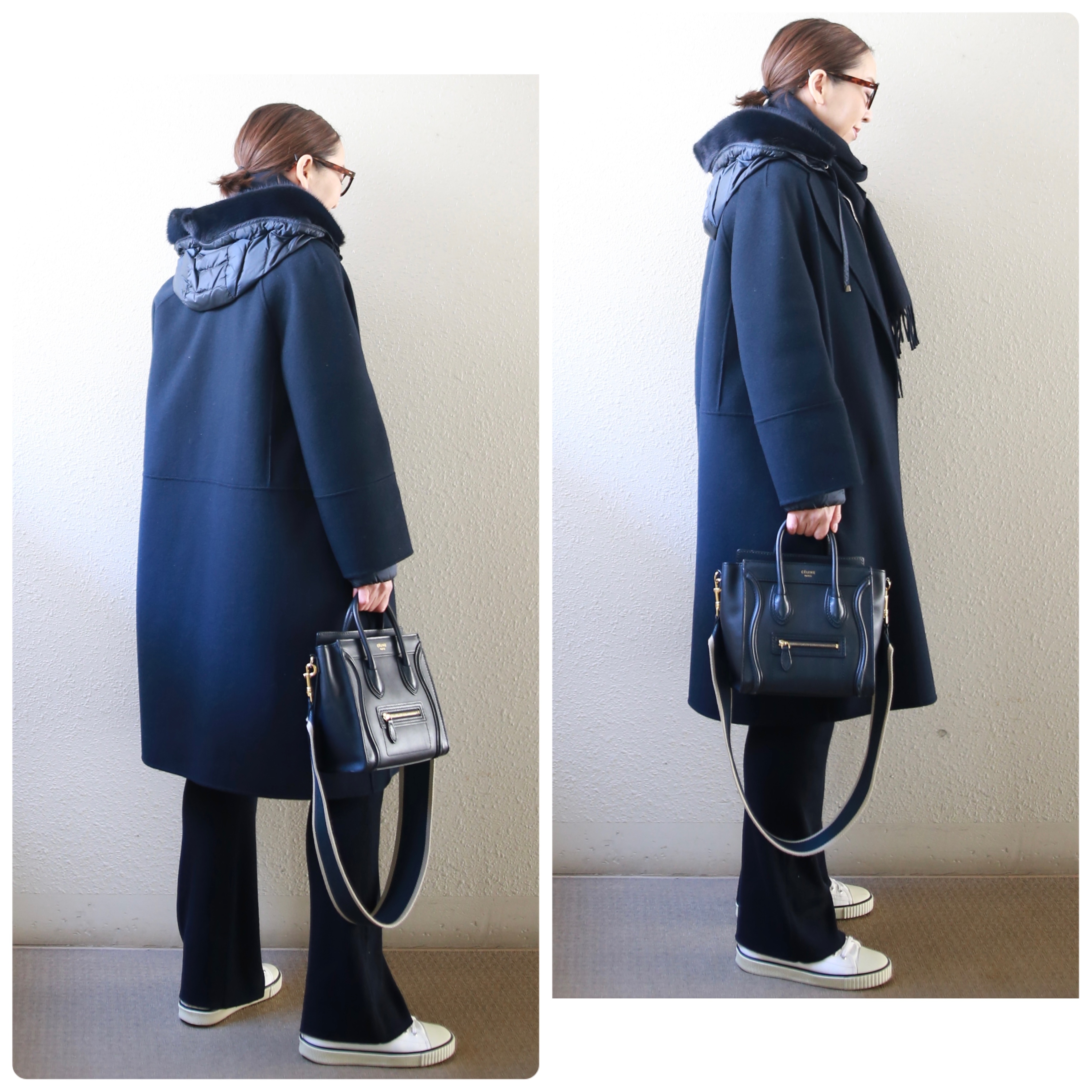 小柄コーデ術 冬コーデ 'S MAXMARA celine