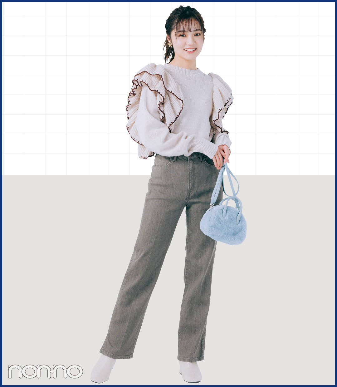 骨格診断チャート付き 骨格タイプ別 似合うデニム スタイルアップコーデ Non No Web ファッション 美容 モデル情報を毎日お届け