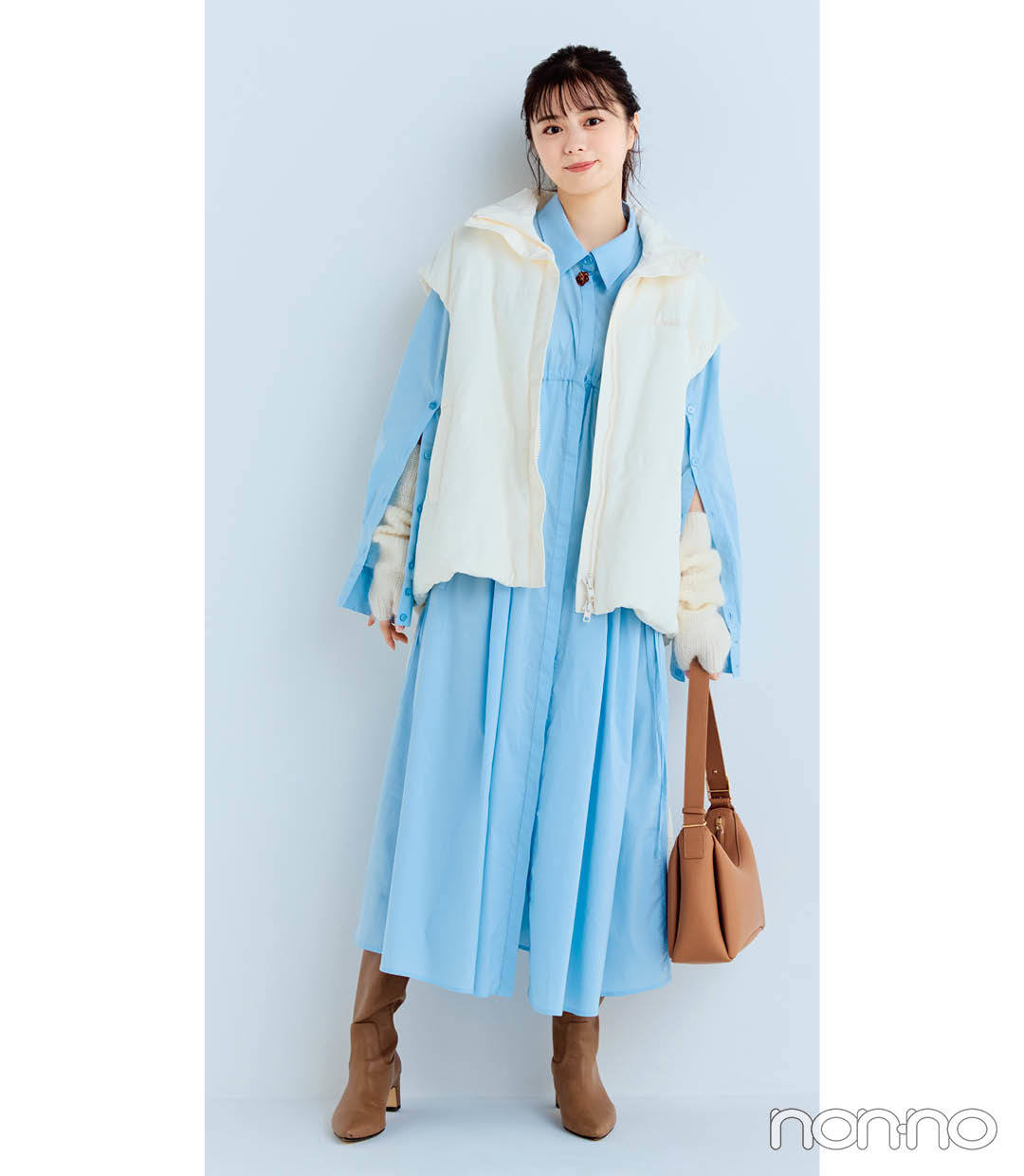 紺野彩夏の冬のリアルコーデを公開 ノンノモデルの冬おしゃれプラン Non No Web ファッション 美容 モデル情報を毎日お届け