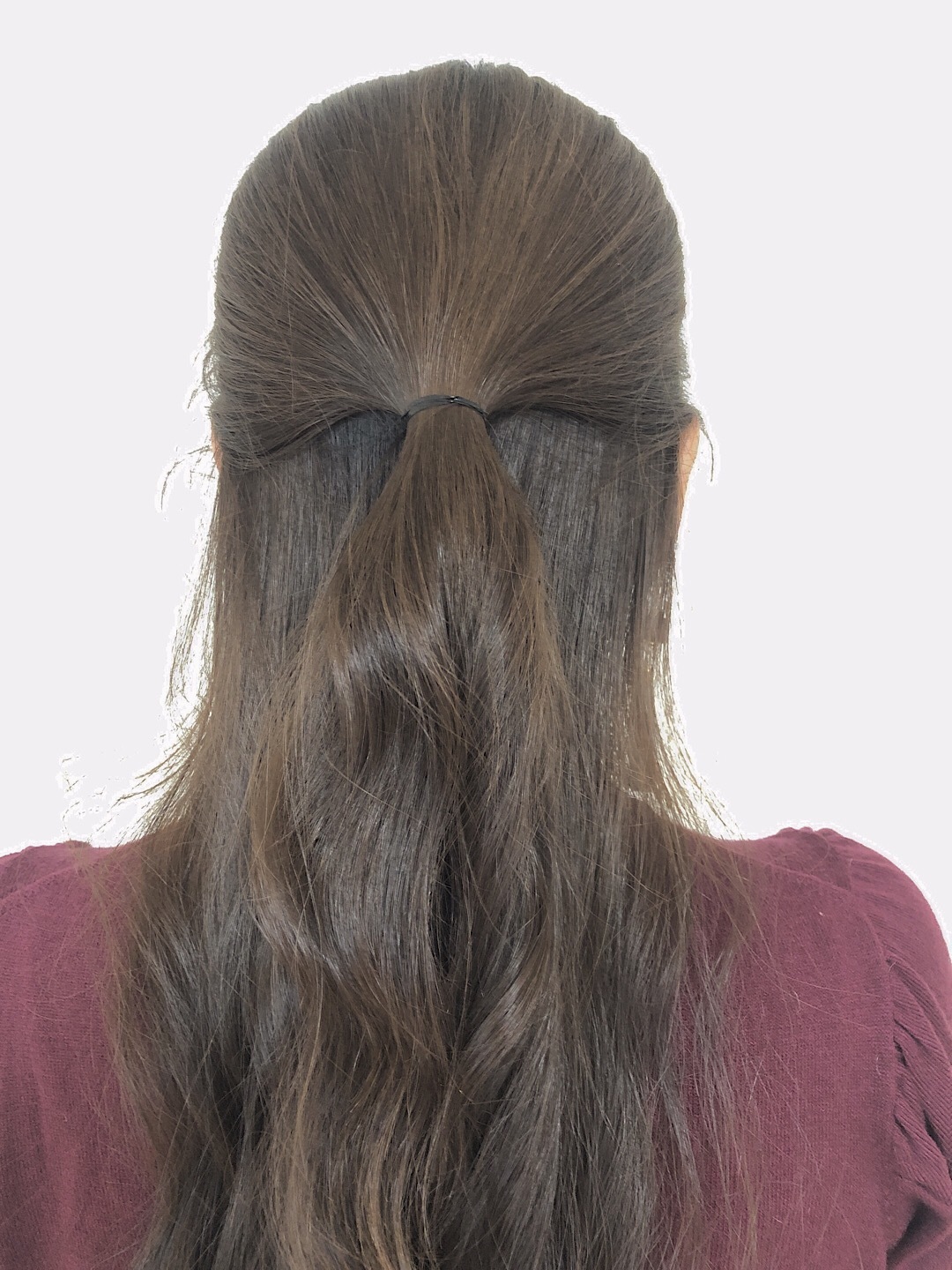 簡単 クロスポニーアレンジのやり方 Non No Web ファッション 美容 モデル情報を毎日お届け