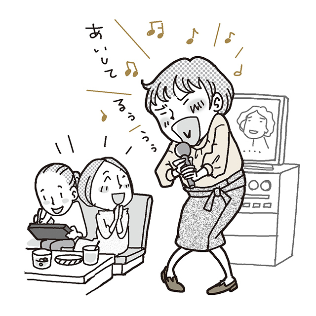 のどの老化