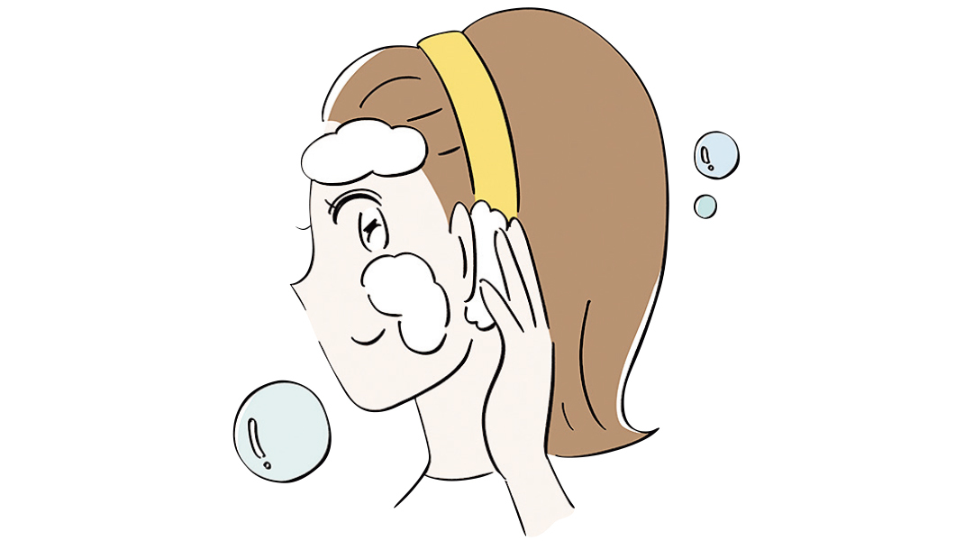 耳の裏は皮脂だまりに注意