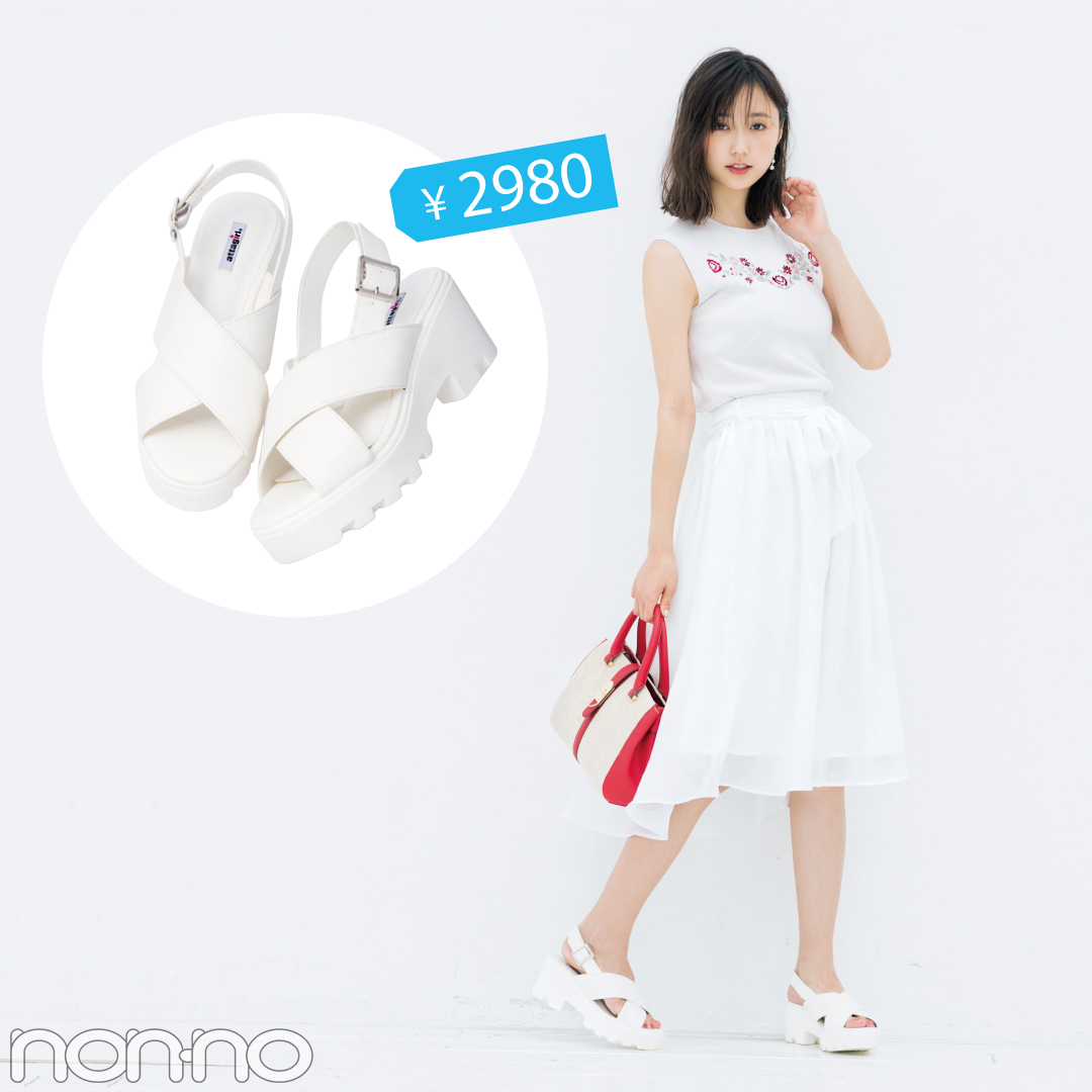 ALL¥2980以下! 今買うべきホワイトスポサン9選#旬ボトムに全部合う!_1_4