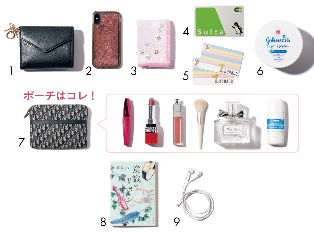 【新しい日常のバッグの中身大調査】愛用はロンシャン♡ 身軽さ重視のIT社員の場合♡_1_5