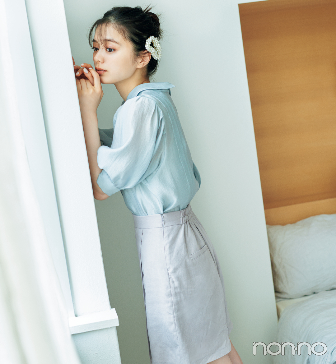 紺野彩夏のヘアアクセ&アレンジ図鑑のモデルカット5-2
