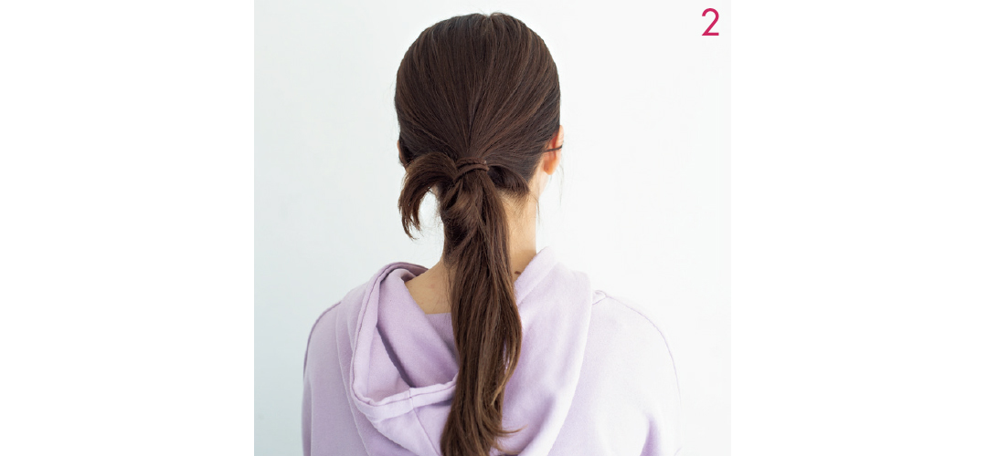 【ヘアアレンジ】ひとつ結びやポニテが超簡単テクでおしゃれヘアに!_1_5