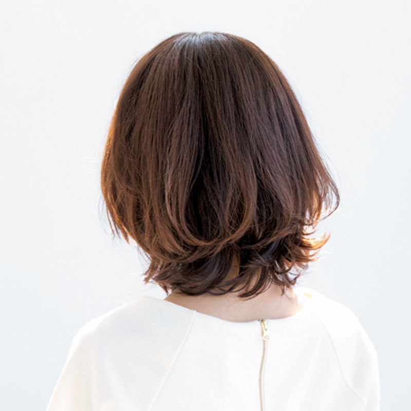 後ろから見た人気ランキング8位のボブヘアスタイル