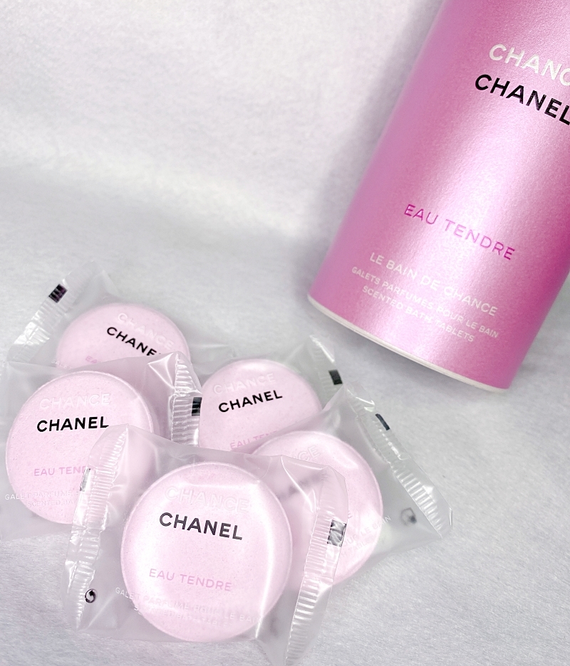 CHANELのチャンスオータンドゥルの限定品のバスタブレットは3/5発売