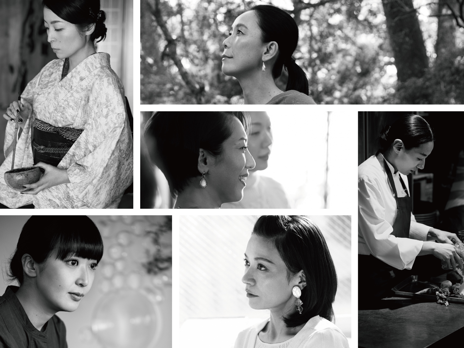 6人の女性たちの 美しい横顔 にフォーカス クレ ド ポー ボーテ の写真展開催 ファッション誌marisol マリソル 40代をもっとキレイに 女っぷり上々