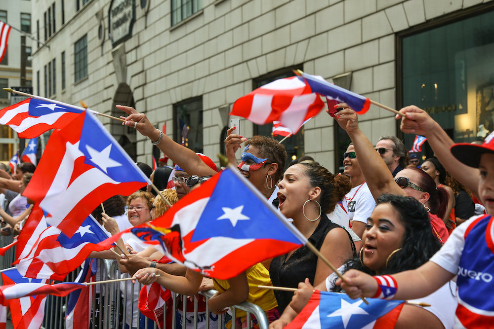 毎年マンハッタンで行われるNational Puerto Rican Dayパレードの様子(Shutterstock)
