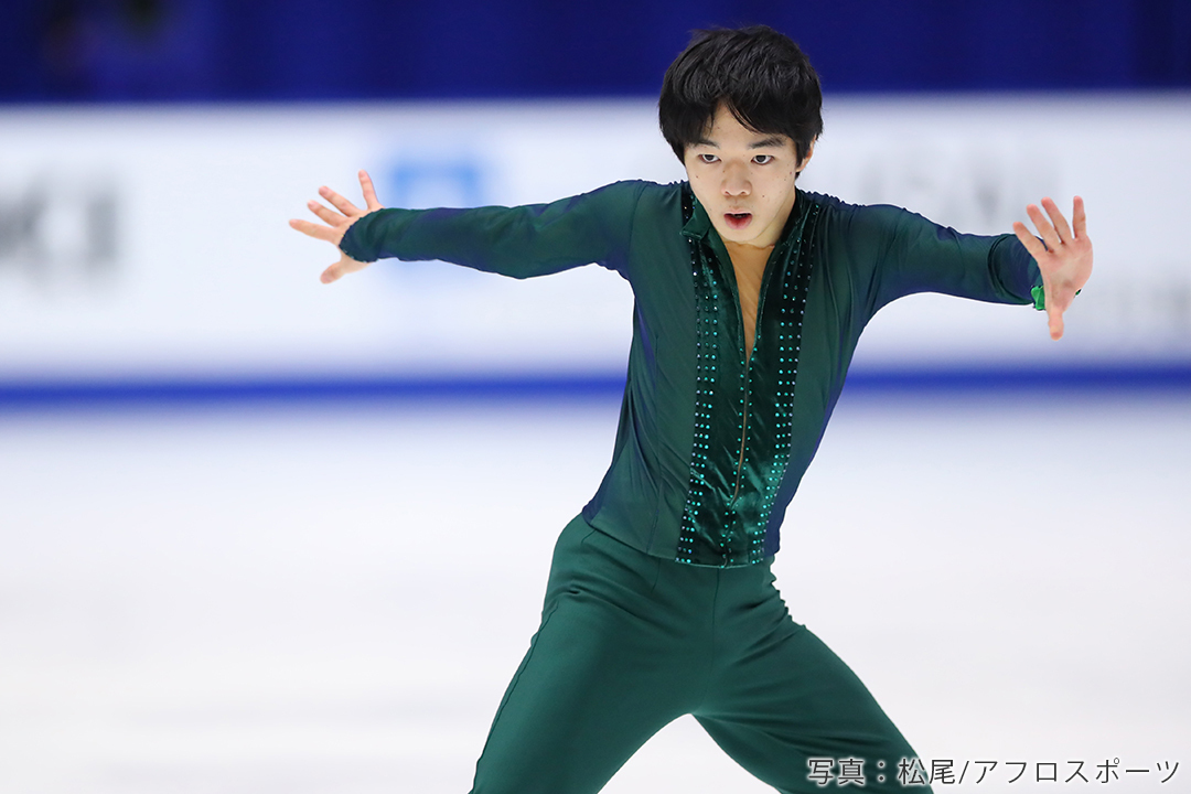2020年フィギュアスケートグランプリシリーズNHK杯に出場した鍵山優真選手2