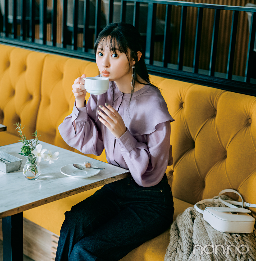 遠藤さくらの1女の秋の大学生コーデDay10
