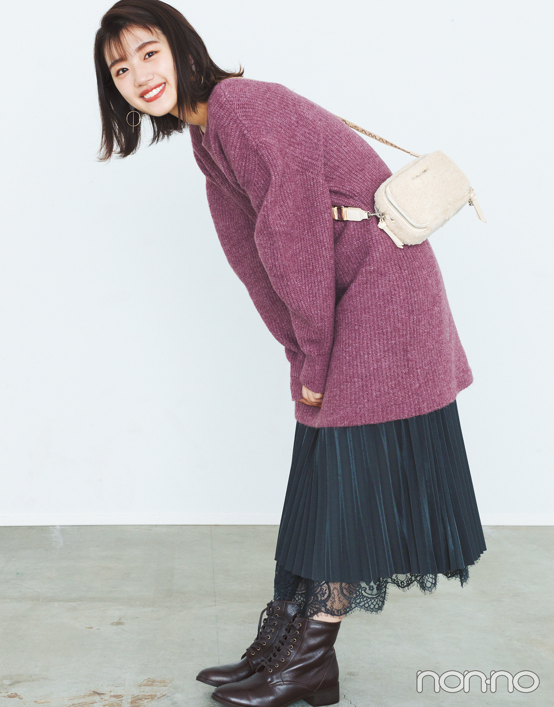 ビッグニットで最旬メジャーコーデ★ この1枚でトレンド感倍増!_1_10