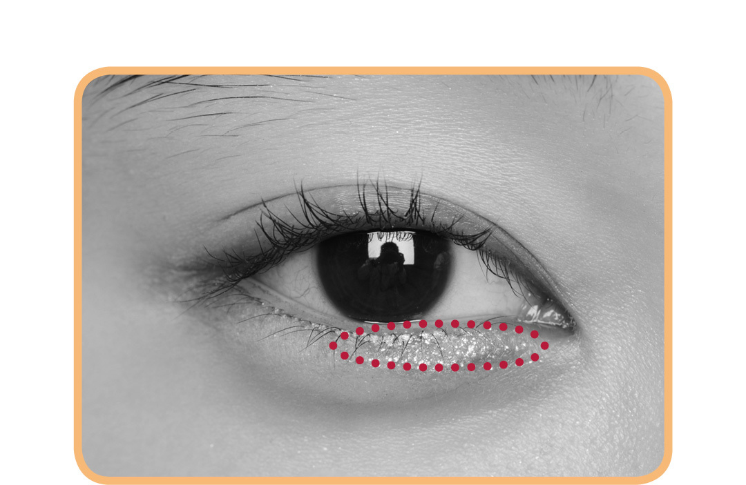 キラキラアイシャドウは 入れる場所で印象激変 涙袋 目頭 目尻 ５つのテクを伝授 Non No Web ファッション 美容 モデル情報を毎日お届け