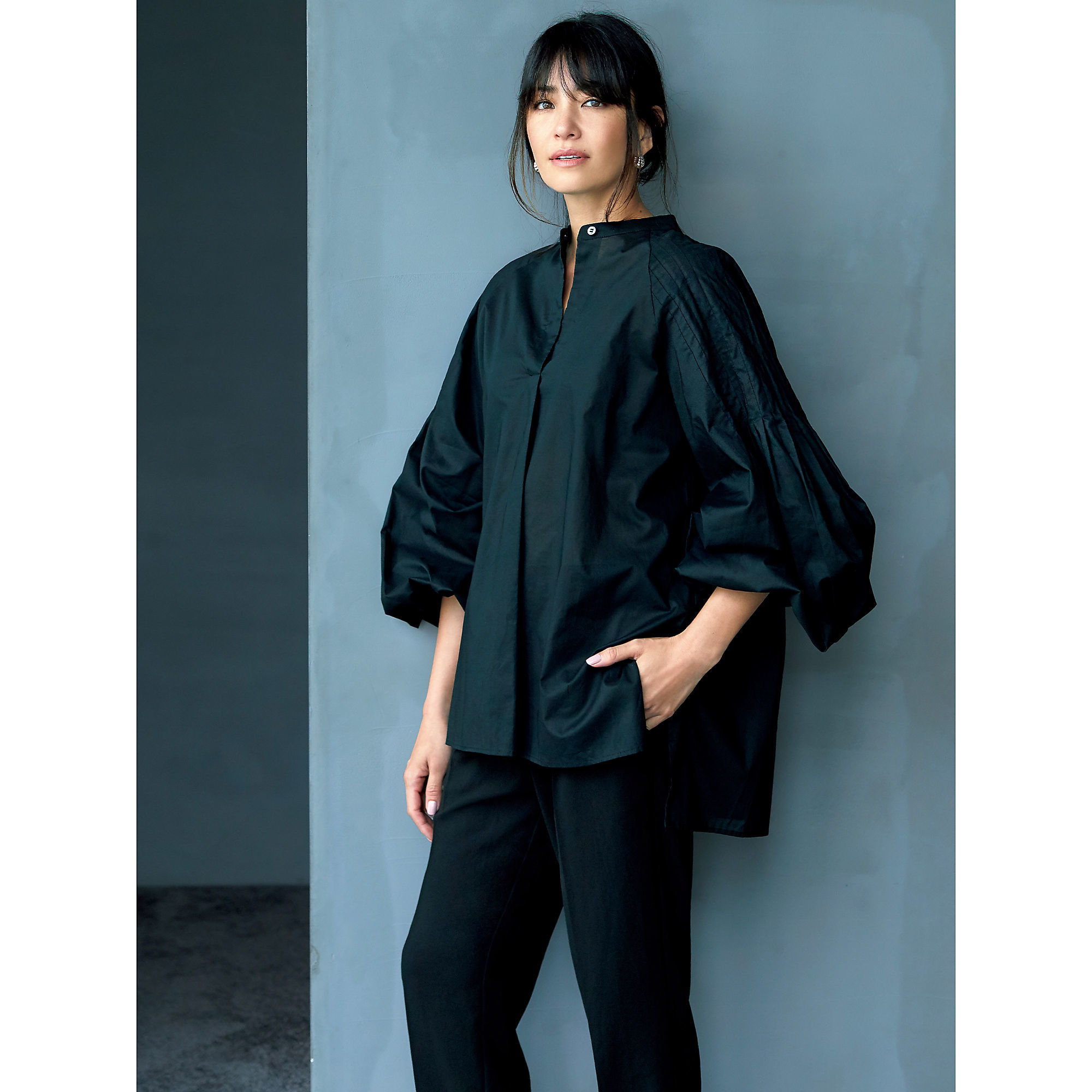 最旬ディテールを大人仕様に「GALLARDAGALANTE×éclat」の華ブラウス