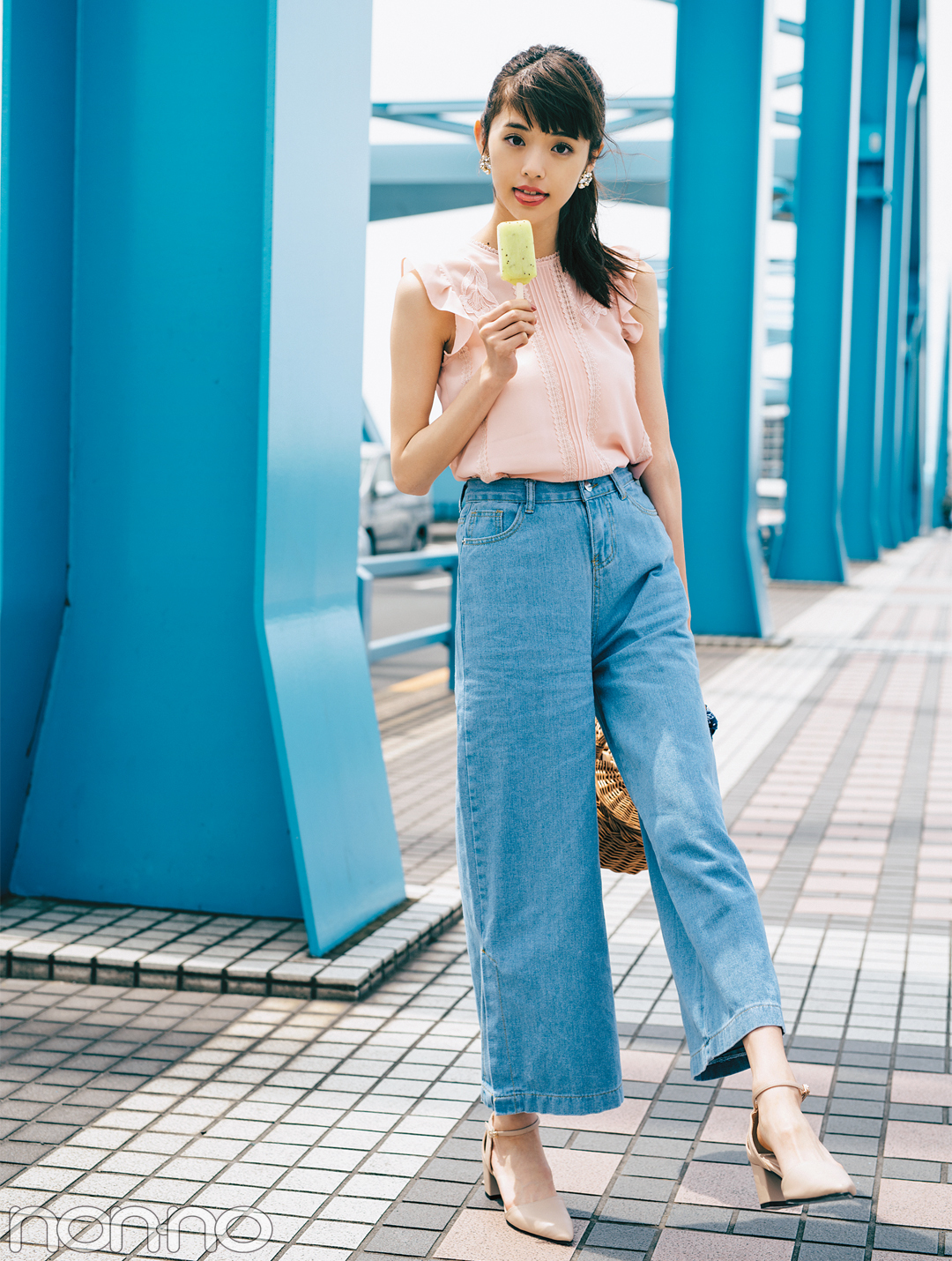 スタイルUPポイントつき★ワイドデニムの大人気コーデ夏Ver.3選_1_2
