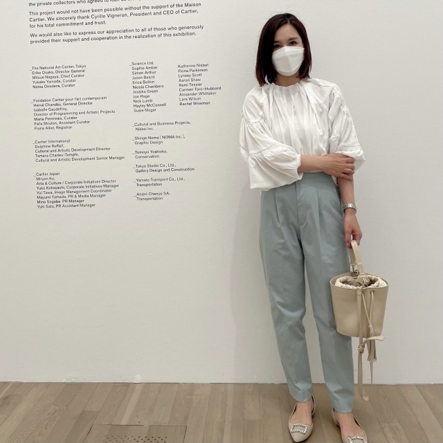 State Of Mind ミントグリーンが可愛いカラーパンツ 白シャツコーデ ファッション誌marisol マリソル 40代をもっとキレイに 女っぷり上々