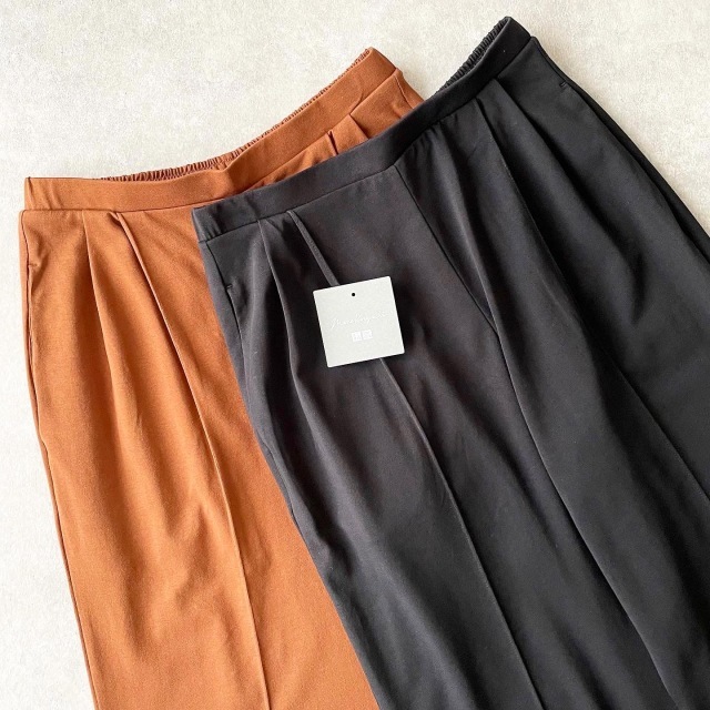 UNIQLOマメクロゴウチのエアリズムコットンタックパンツ