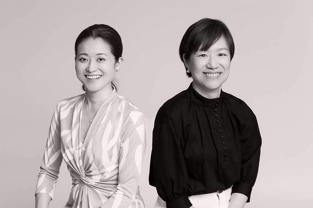 中西知子さん(左)と北風祐子さん(右)