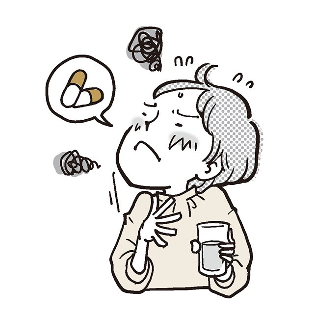 のどの老化
