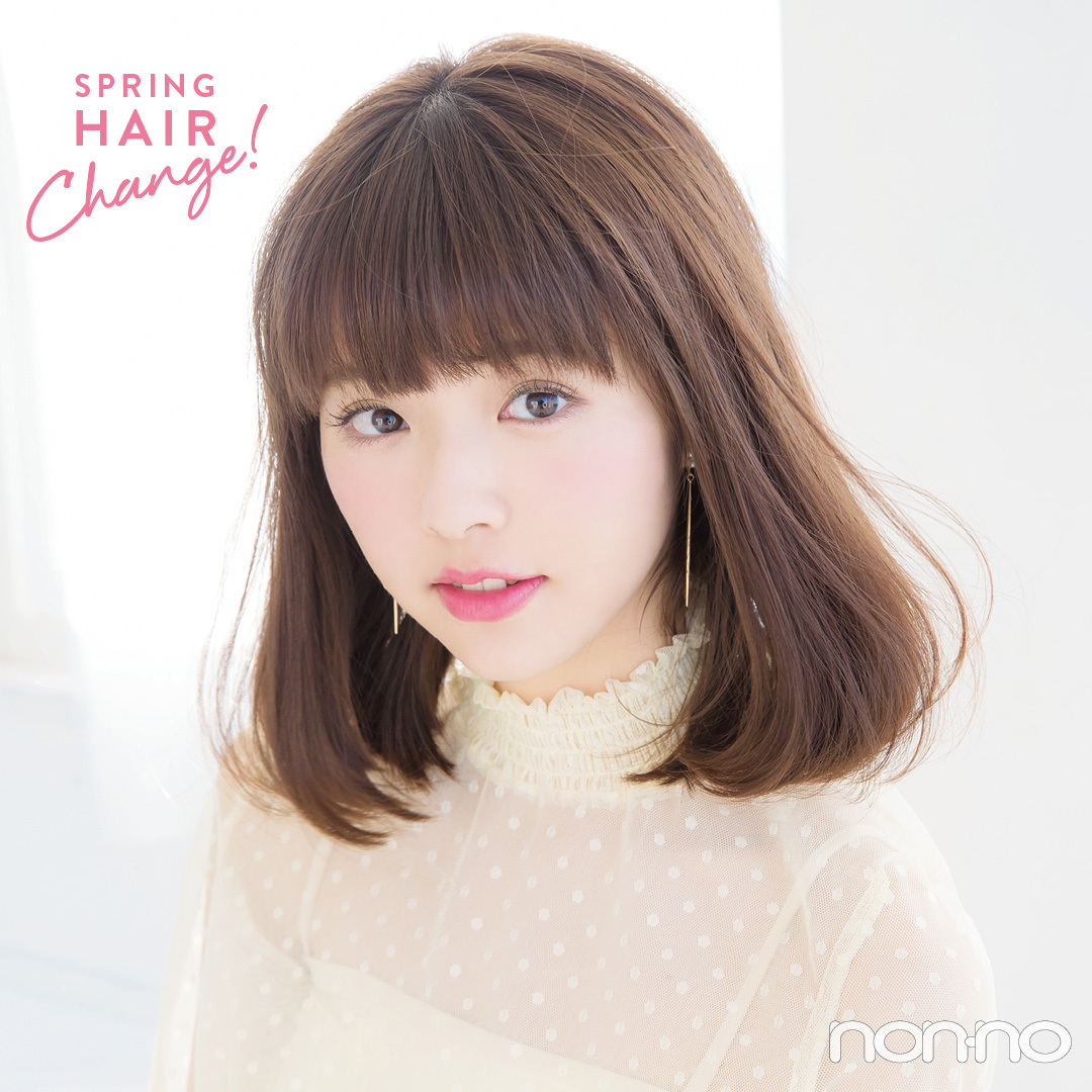 春ヘアカタログ Photo Gallery Non No Web ファッション 美容 モデル情報を毎日お届け