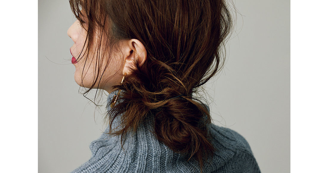 「普通のニットをヘアアレンジでおしゃれに見せたい」【エビ的おしゃれのバランス学 #2】_1_4