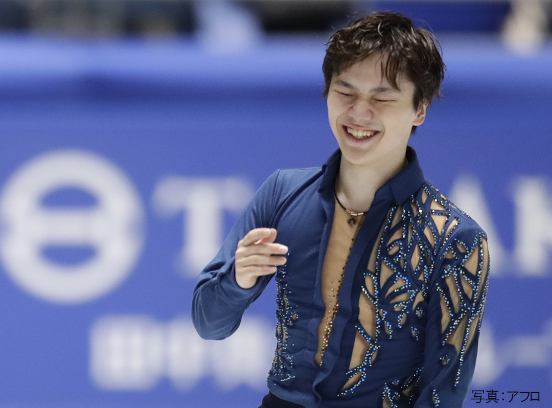 2019年全日本選手権 男子FSでの宇野昌磨選手