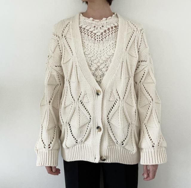 ZARA 2022春 ヘビロテ間違いなしのカーディガン【40代 私のクローゼット】_1_3
