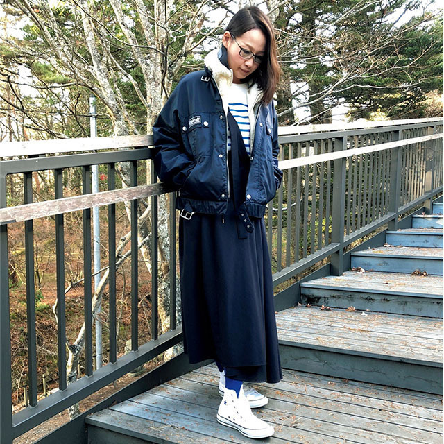 アラフィーおしゃれブロガーコーデ 真摯につくられた服を大切に着続けたい