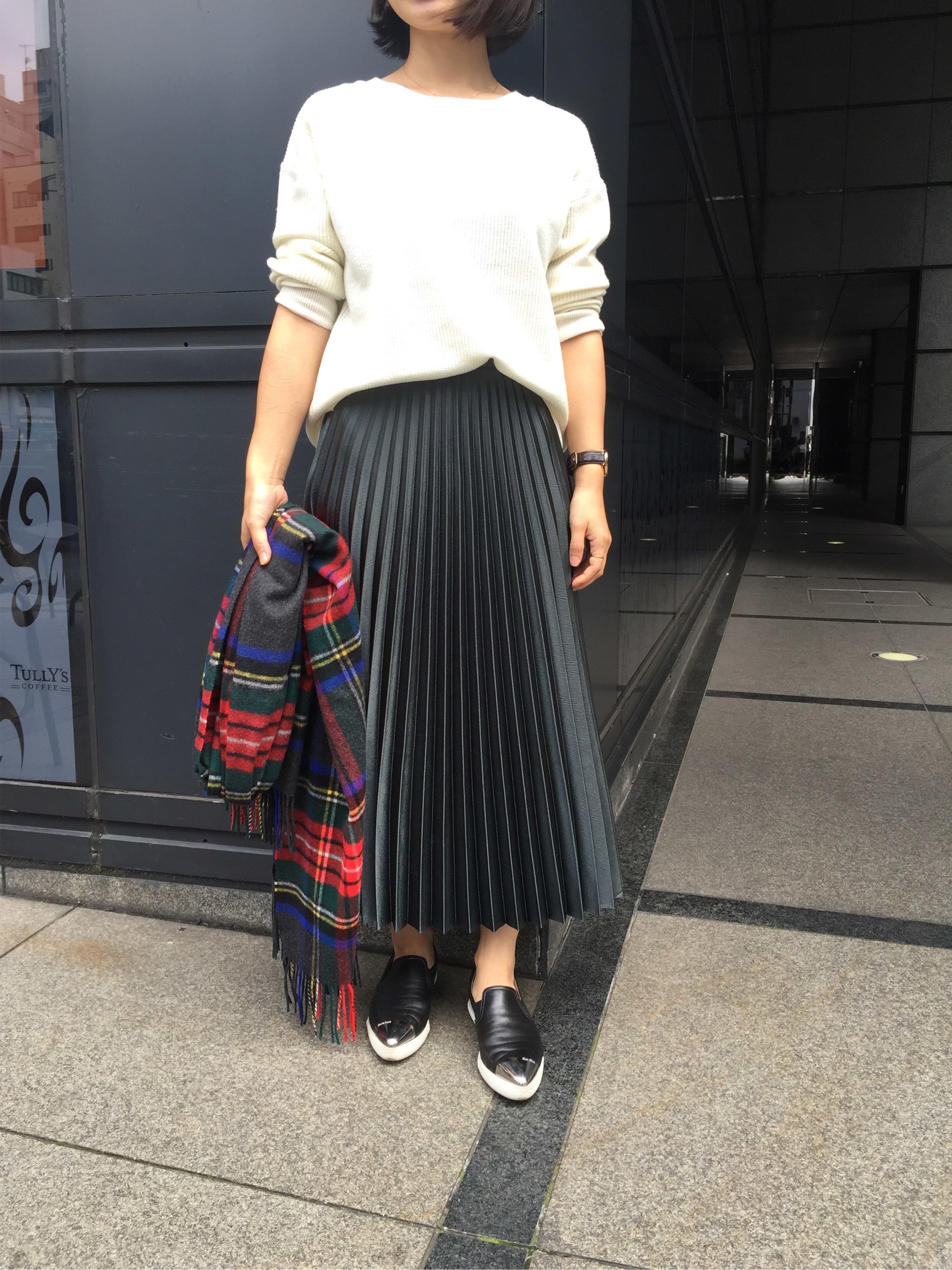 2WAYで使えまくり!のワッフルニット【SHOP Marisol】_1_1
