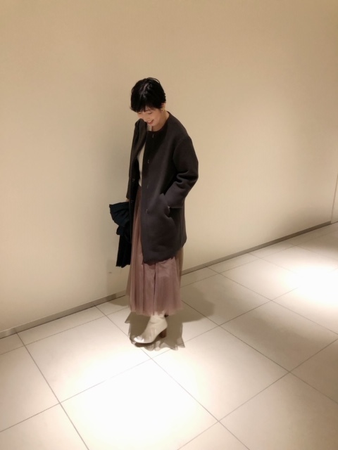 可愛くなりすぎない 大人のチュールスカートコーデ_1_3