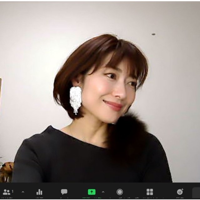 ZOOM画面越し