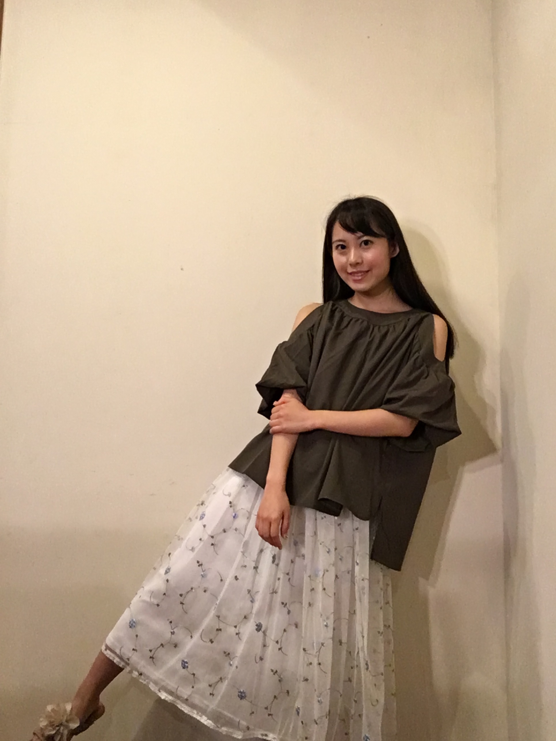 追記つき 上下しまむら 花柄スカートでカジュアル フェミニン着回し Non No Web ファッション 美容 モデル情報を毎日お届け