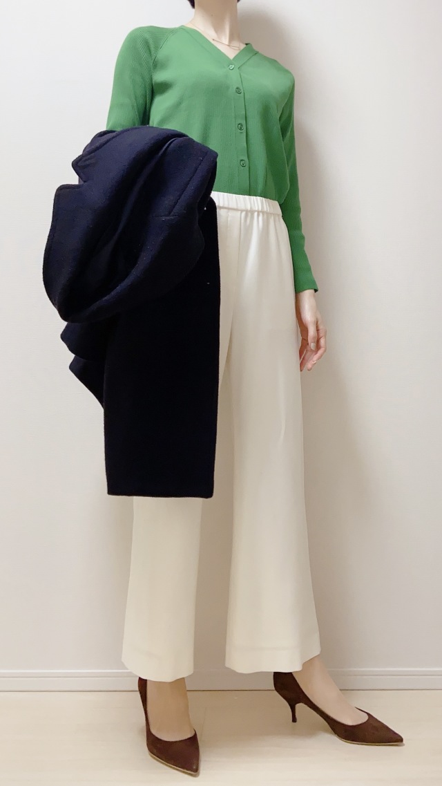 春色カーデ着まわし 着まわし力のあるカーディガンの選び方 40代のスタイルアップコーデ 4 ファッション誌marisol マリソル Online 40代をもっとキレイに 女っぷり上々