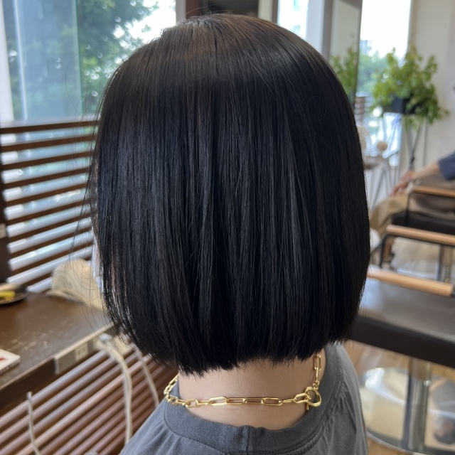 アラフォーヘア アラフォーヘアスタイル アラフィフヘアスタイル 縮毛矯正 ボブスタイル