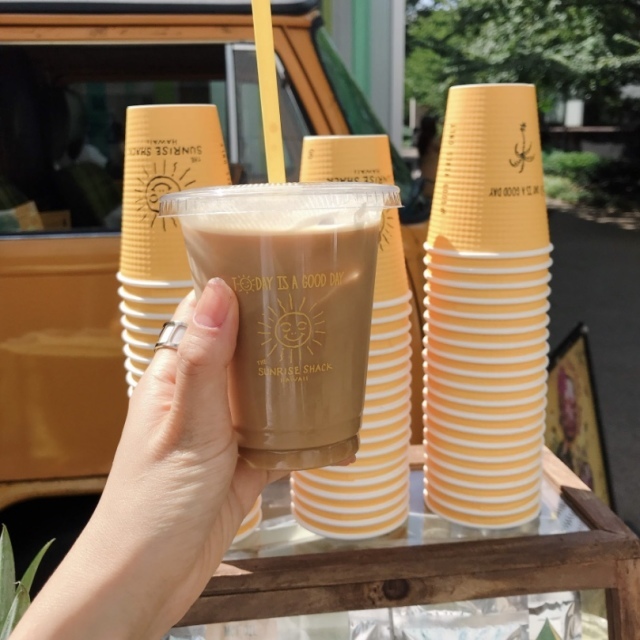 MCTオイル入りのコーヒー「SUNRISE SHACK」