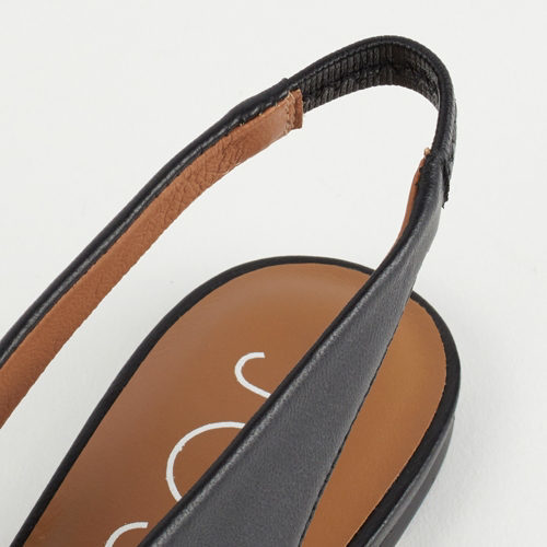 JOSEPH バックスリングフラット(ブラック) ¥55,000+税