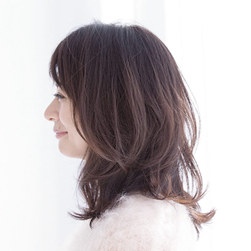 横から見た人気ランキング5位のヘアスタイル