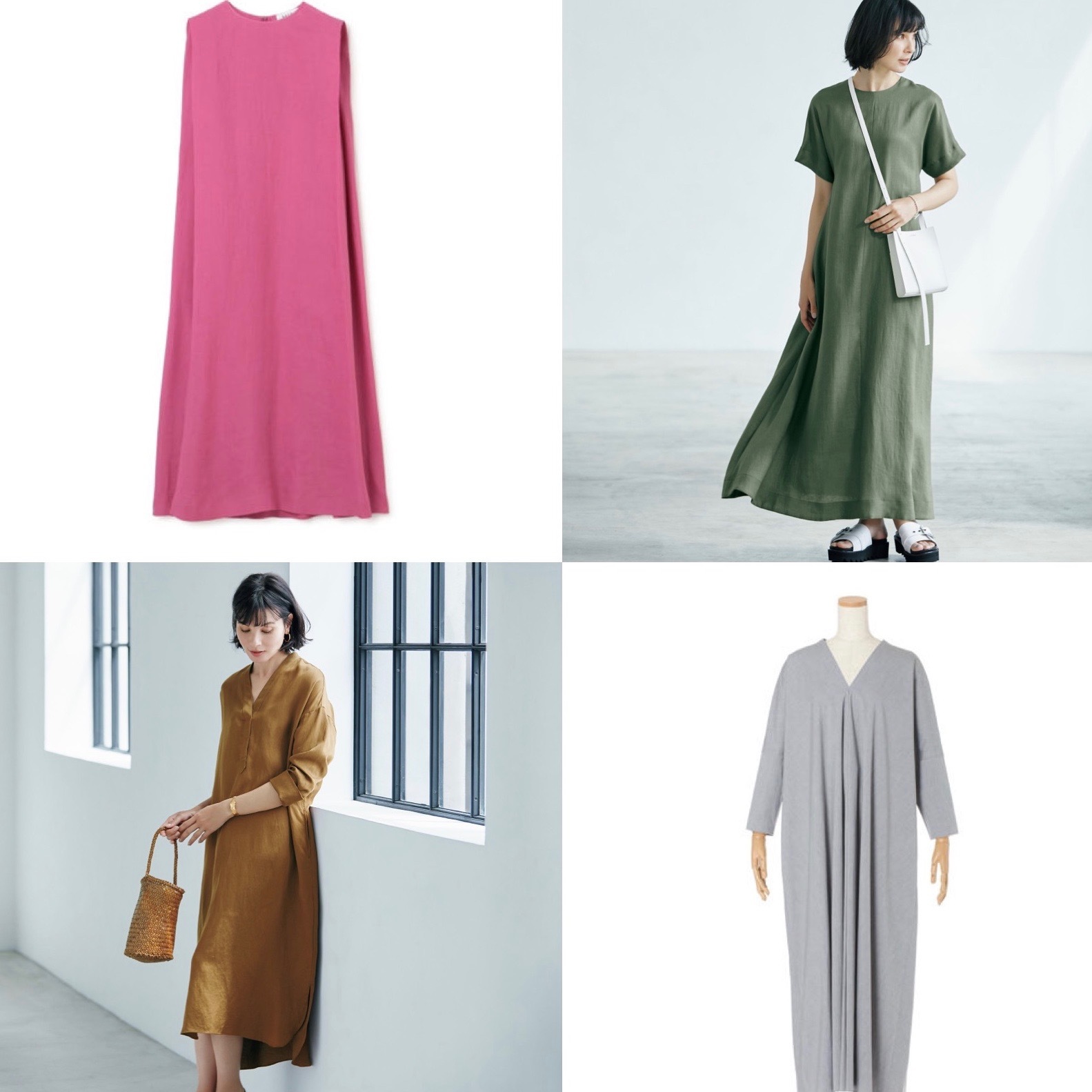 涼しくて きちんと感も失わない 素肌に心地よいワンピース Web Eclat 50代女性のためのファッション ビューティ ライフスタイル最新情報