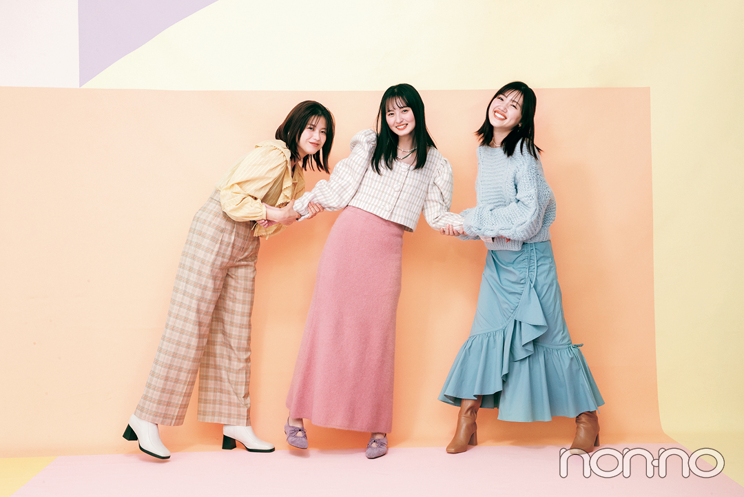 渡邉理佐と佐々木美玲と遠藤さくら、坂道3姉妹のWINTER COLLECTION6-4