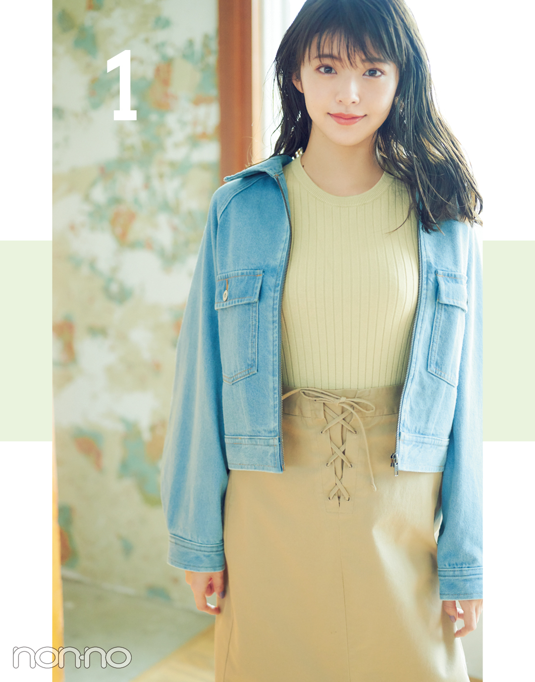 【GU】ピスタチオ色ニットを1月に買って着回す方法教えます★_1_3