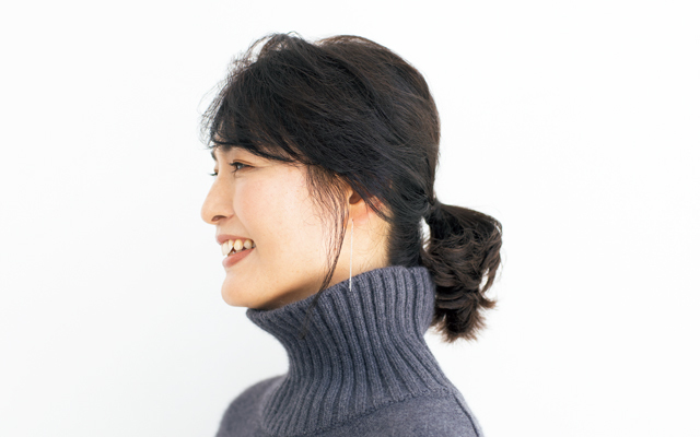 大人のクセ毛を生かしたやわらかい動きのボブ ポイント