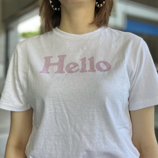 今年の白TシャツはMADISONBLUEのHELLO Tシャツが仲間入り!_1_2