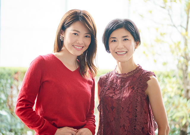 美女組:(右)坪井路子さん、(左)武田宏美さん