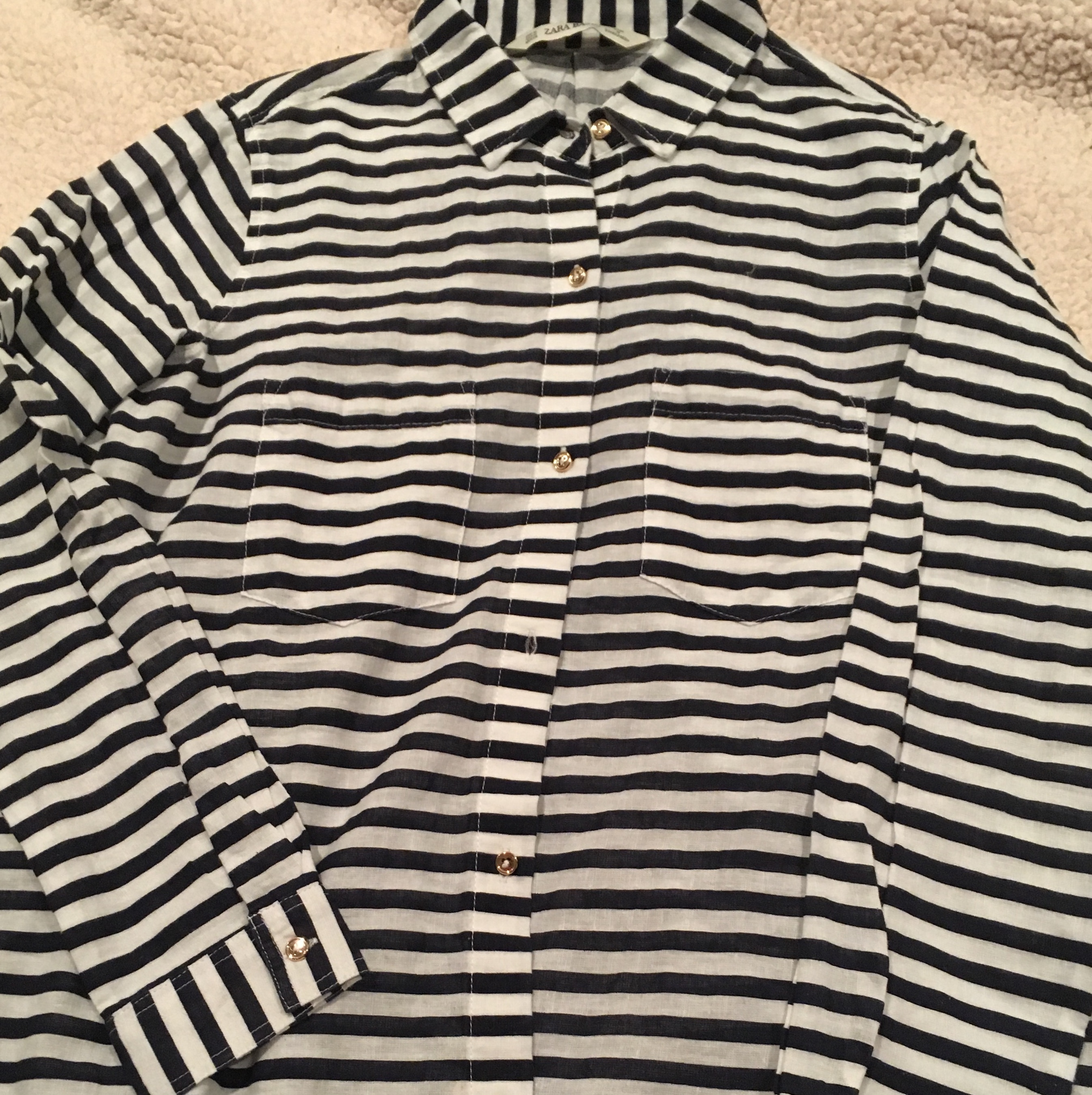 夏に向けて、ZARAで買ったシマシマ_1_2